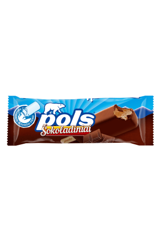 Glaistytas šokoladinis plombyras POLS, 120 ml