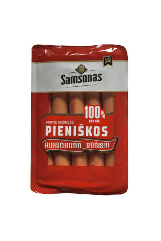 Virtos pieniškos dešrelės SAMSONO, a.r., 620 g