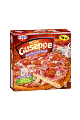 Pica Guseppe ar šķiņķi un ķiploku mērci 440g