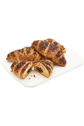 Kruasanas su lazdyno riešutais ir šokoladu, 85g