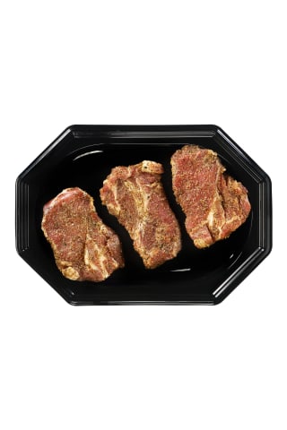 Sausai marinuoti kiaulienos sprandinės kepsneliai, 1 kg
