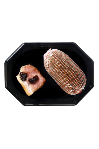 Kiaulienos kumpio didkepsnis su džiovintomis slyvomis, 1 kg